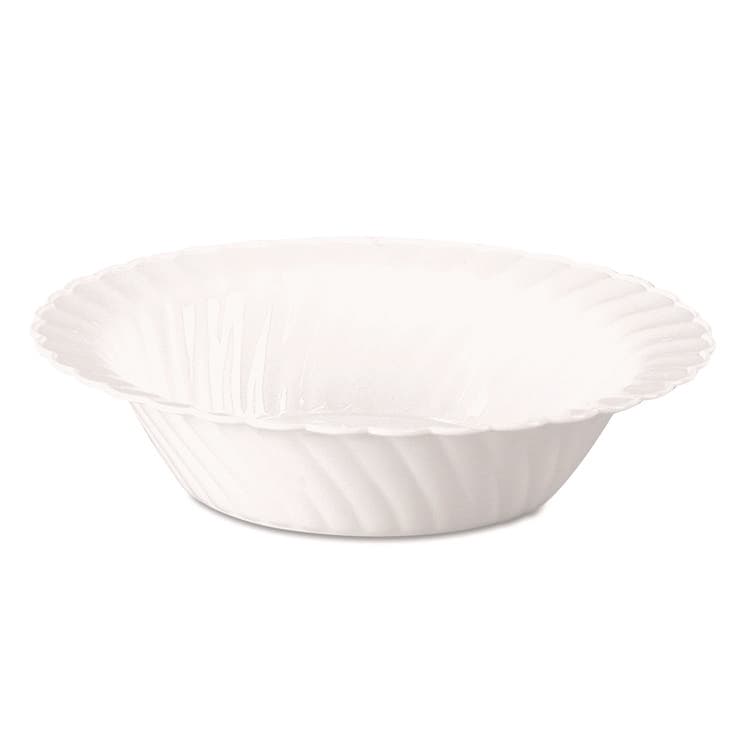 WNA, . Classicware Plastic Bowls, 10 oz, White, 10/Pack, 18 Packs/Carton (WNACWB10180W)