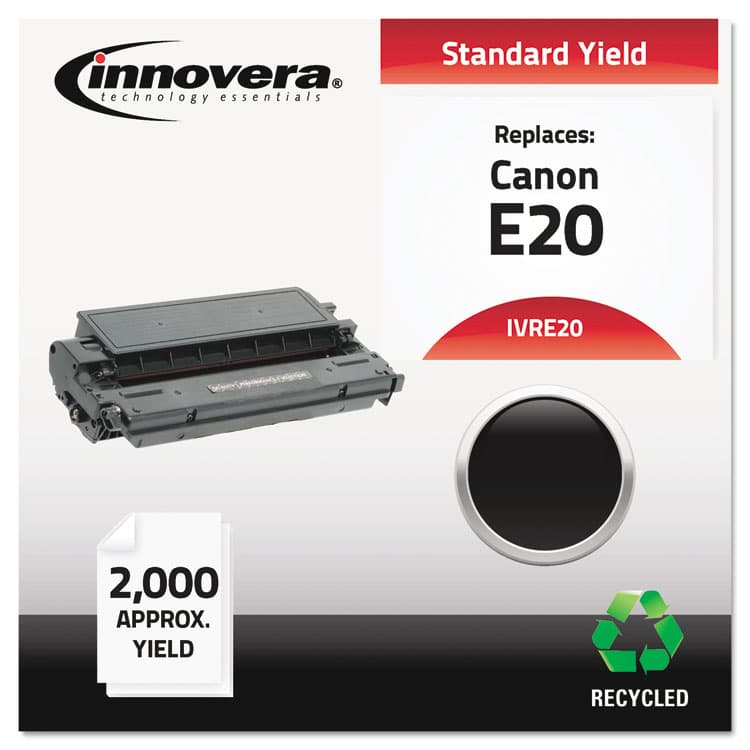 INNOVERA Remanufactured Black Toner, Replacement for E20 (1492A002AA), 2,000 Page-Yield (IVRE20) thumbnail 2