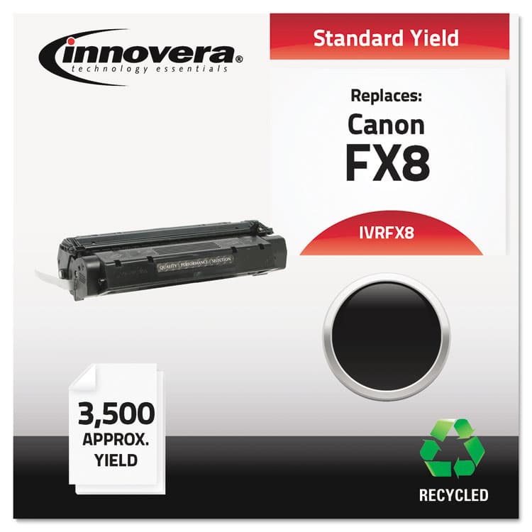 INNOVERA Remanufactured Black Toner, Replacement for FX-8 (8955A001AA), 3,500 Page-Yield (IVRFX8) thumbnail 2