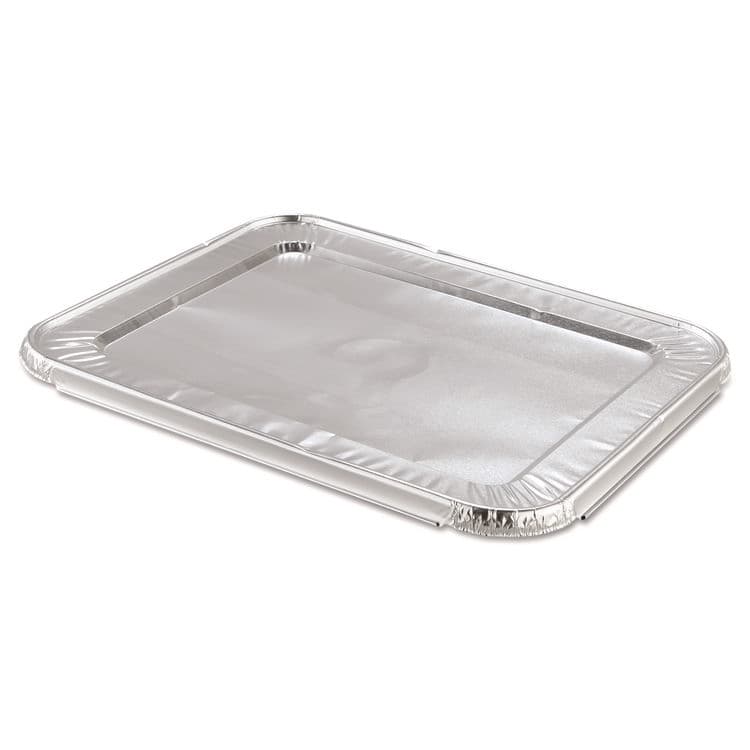 HFA Steam Pan Foil Lids, Fits Half-Size Pan, 25 Gauge, 12.81 x 10.44, 100/Carton (HFA204900)