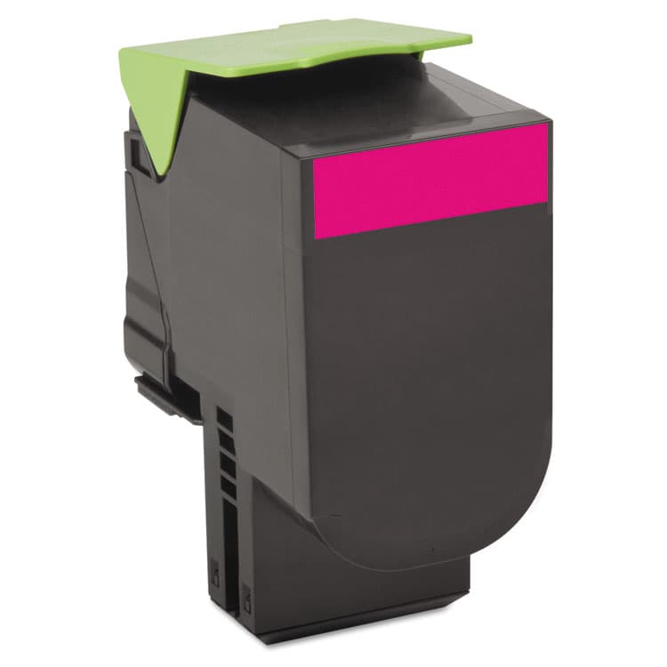 LEXMARK INT'L, . 80C1XM0 Return Program Toner, 4,000 Page-Yield, Magenta (LEX80C1XM0)