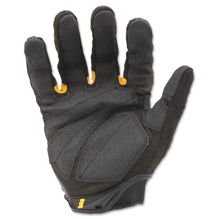IRONCLAD PERFORMANCE WEAR SuperDuty Gloves, EN388: 4132, 12" Long, Large, Black/Yellow, Pair (IRNSDG204L) thumbnail 2