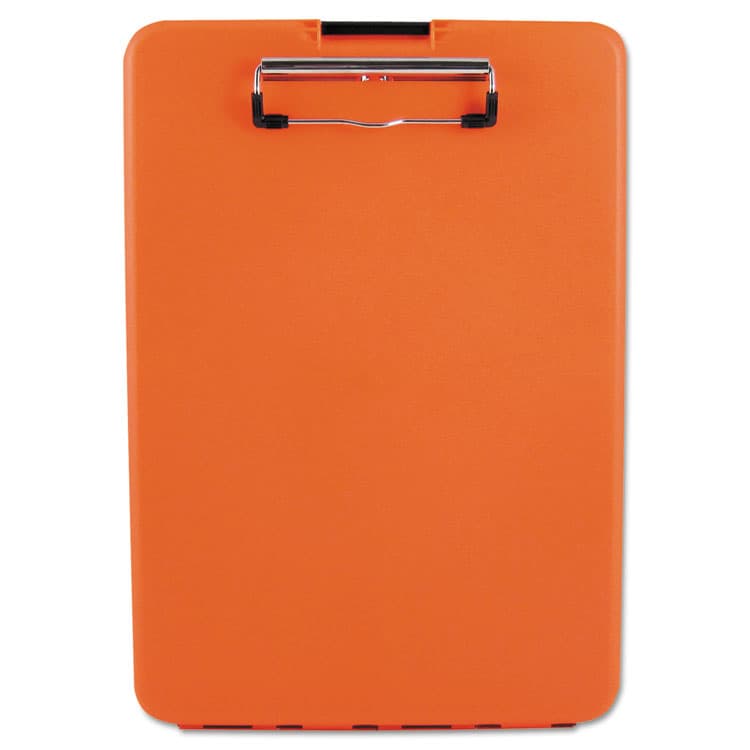 SAUNDERS MFG. CO., . SlimMate Storage Clipboard, 0.5" Clip Capacity, Holds 8.5 x 11 Sheets, Hi-Vis Orange (SAU00579) thumbnail 2