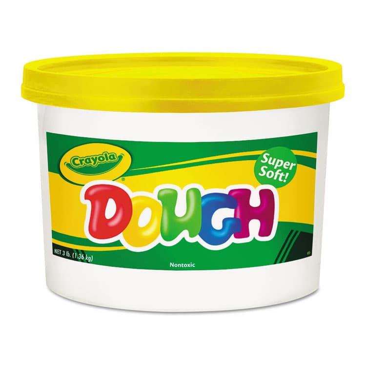 BINNEY & SMITH / CRAYOLA Modeling Dough Bucket, 3 lbs, Yellow (CYO570015034)