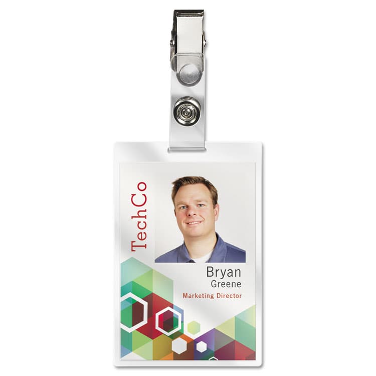 3M/COMMERCIAL TAPE DIV. Laminating Pouches, 5 mil, 2.25" x 4.25", Gloss Clear, 100/Pack (MMMTP5852100) thumbnail 4