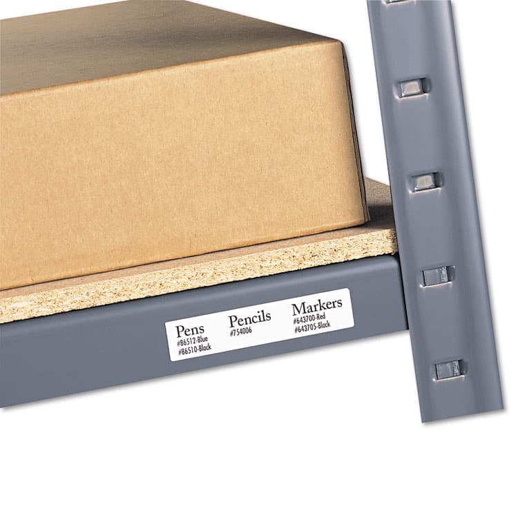 AVERY PRODUCTS CORPORATION Durable Permanent ID Labels with TrueBlock Technology, Laser Printers, 0.63 x 3, White, 32/Sheet, 50 Sheets/Pack (AVE6577) thumbnail 2