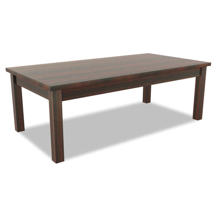 ALERA Alera Valencia Series Occasional Table, Rectangle, 47.25w x 19.13d x 16.38h, Mahogany (ALEVA7548MY)
