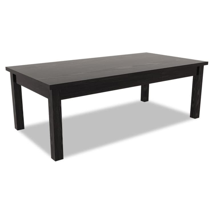 ALERA Alera Valencia Series Occasional Table, Rectangle, 47.25w x 19.13d x 16.38h, Black (ALEVA7548BK)