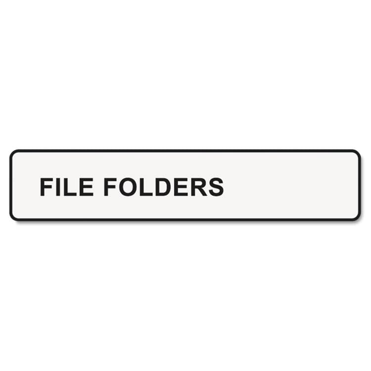 DYMO LabelWriter 1-UP File Folder Labels, 0.56" x 3.43", White, 130 Labels Roll, 2 Rolls/Pack (DYM30327) thumbnail 2