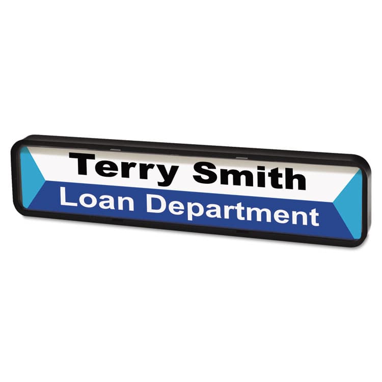 ADVANTUS CORPORATION DIY Sign, Plastic, 9.38 x 2, Black (AVT83700)