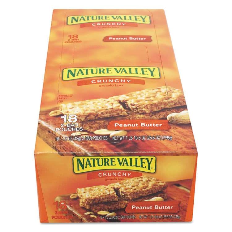 GENERAL MILLS Granola Bars, Peanut Butter Cereal, 1.5 oz Bar, 18/Box (AVTSN3355) thumbnail 4