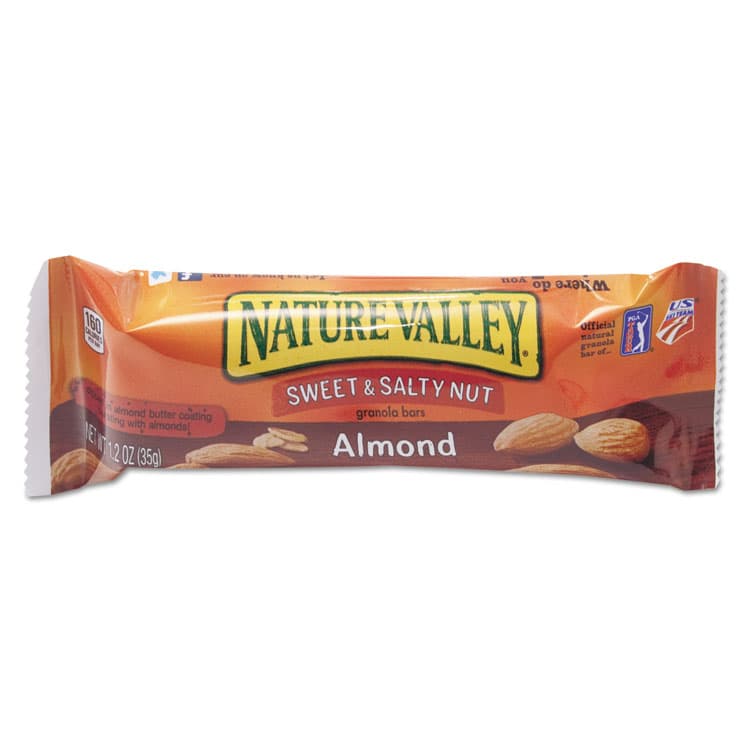 GENERAL MILLS Granola Bars, Sweet and Salty Nut Almond Cereal, 1.2 oz Bar, 16/Box (AVTSN42068)