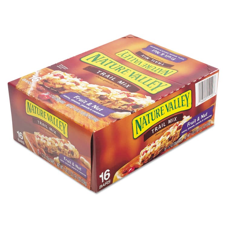 GENERAL MILLS Granola Bars, Chewy Trail Mix Cereal, 1.2 oz Bar, 16/Box (AVTSN1512) thumbnail 2