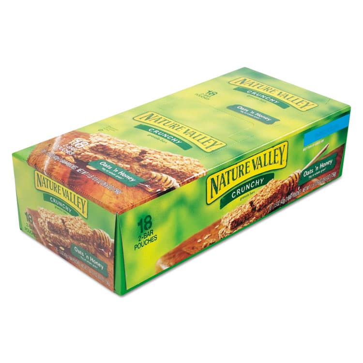 GENERAL MILLS Granola Bars, Oats'n Honey Cereal, 1.5 oz Bar, 18/Box (AVTSN3353) thumbnail 2