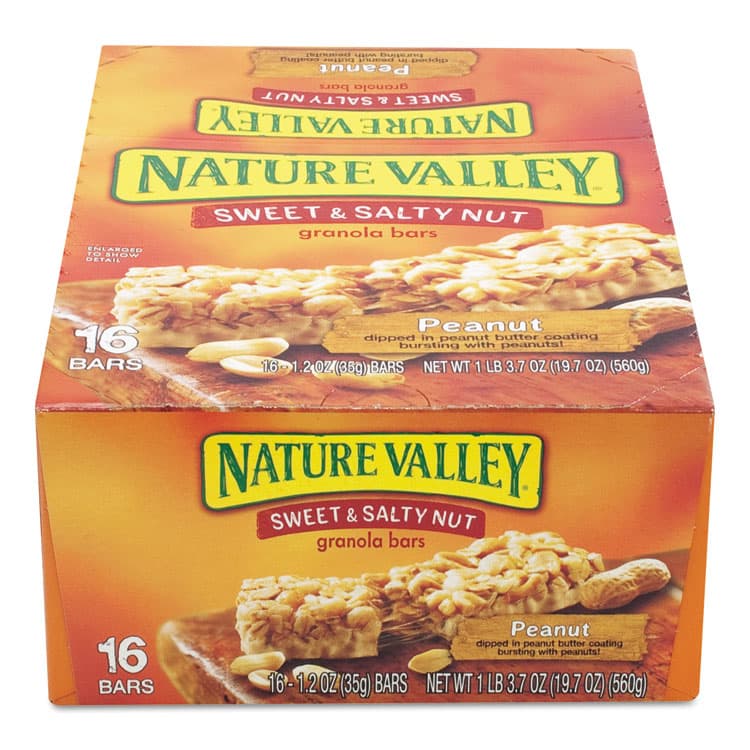GENERAL MILLS Granola Bars, Sweet and Salty Nut Peanut Cereal, 1.2 oz Bar, 16/Box (AVTSN42067) thumbnail 4