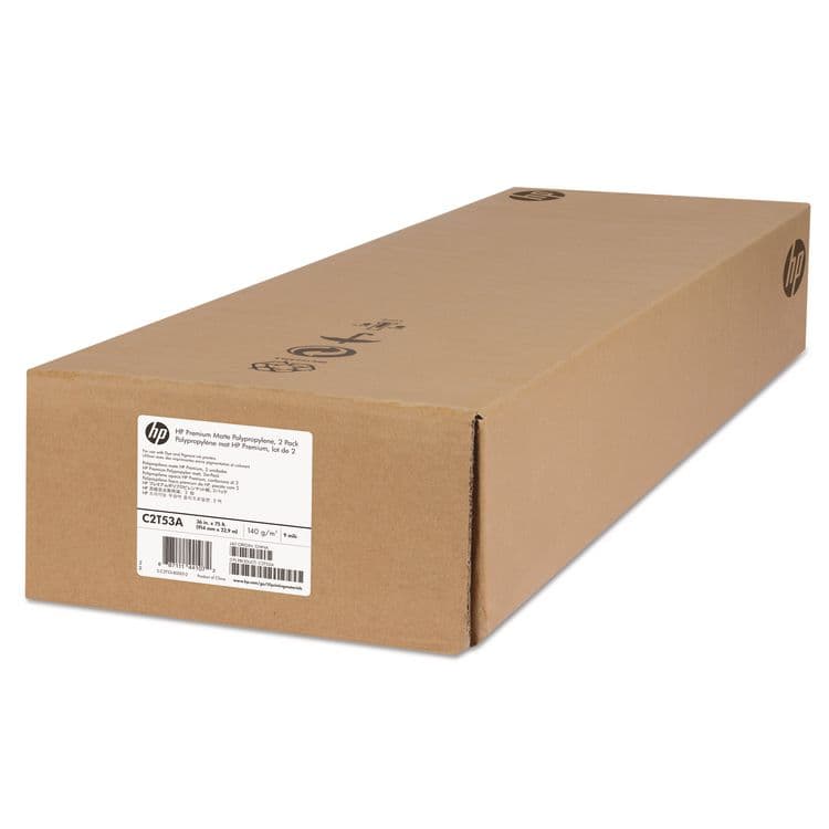 HP Premium Matte Polypropylene Paper, 2" Core, 36" x 75 ft, Matte White, 2/Pack (HEWC2T53A) thumbnail 3
