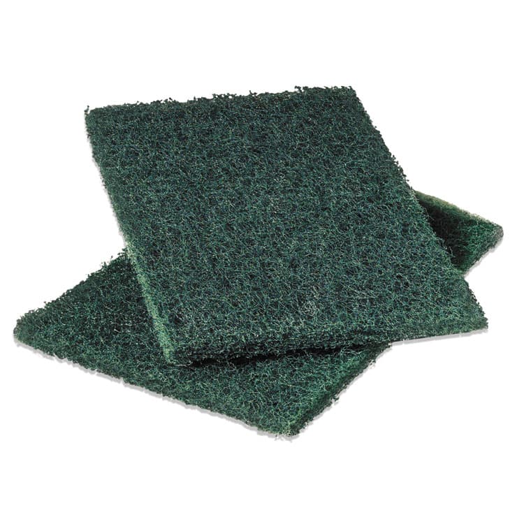 3M/COMMERCIAL TAPE DIV. Heavy-Duty Scouring Pad 86, 6 x 9, Green, Dozen (MMM86)