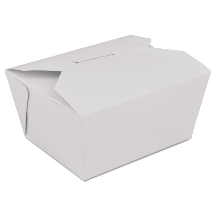 SOUTHERN CHAMPION TRAY ChampPak Retro Carryout Boxes, #1, 4.38 x 3.5 x 2 5, White, Paper, 300/Carton (SCH0771)