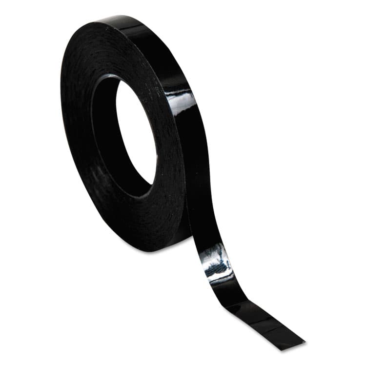 CHARTPAK/PICKETT Graphic Chart Tapes, 1" Core, 0.25" x 27 ft, Matte Black (CHABG2501M)