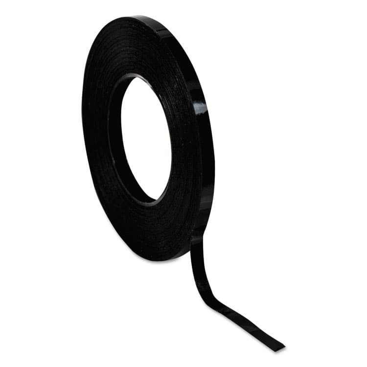 CHARTPAK/PICKETT Graphic Chart Tapes, 1" Core, 0.13" x 27 ft, Matte Black (CHABG1251M)