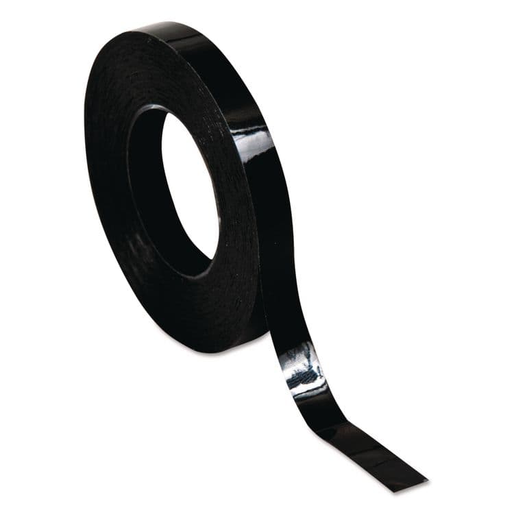 CHARTPAK/PICKETT Graphic Chart Tapes, 1" Core, 0.25" x 27 ft, Gloss Black (CHABG2501)