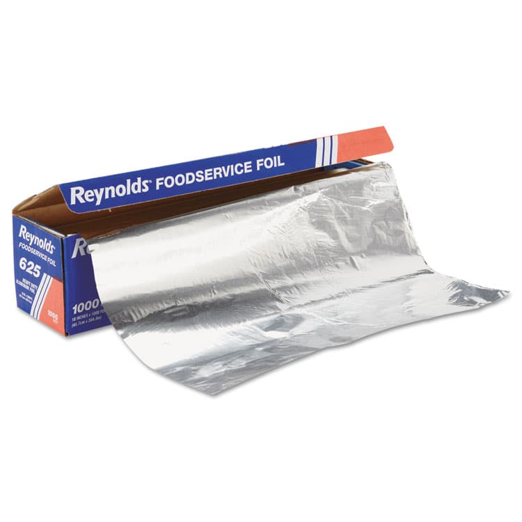 REYNOLDS FOOD PACKAGING Heavy Duty Aluminum Foil Roll, 18" x 1,000 ft (RFP625)