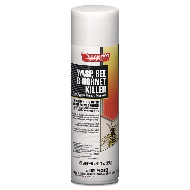 CHASE PRODUCTS Champion Sprayon Wasp, Bee and Hornet Killer, 15 oz Aerosol Spray, 12/Carton (CHP5108)
