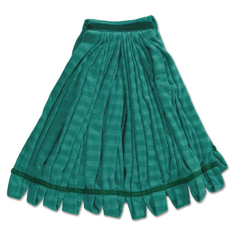 RUBBERMAID COMMERCIAL PROD. Tube Mop, Microfiber, Green, Medium, 1" Green Headband (RCPT81206GRE)