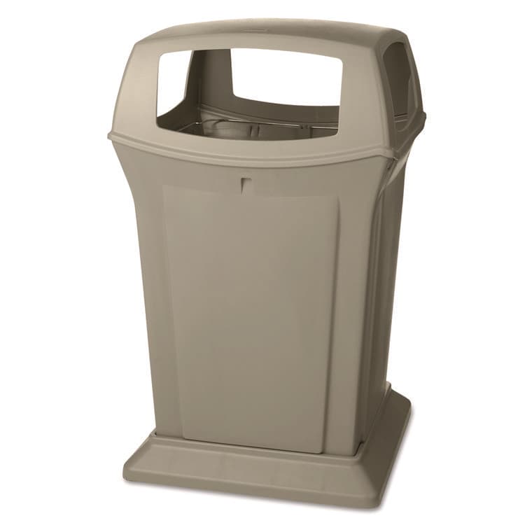 RUBBERMAID COMMERCIAL PROD. Ranger Fire-Safe Container, 45 gal, Structural Foam, Beige (RCP917388BEI)