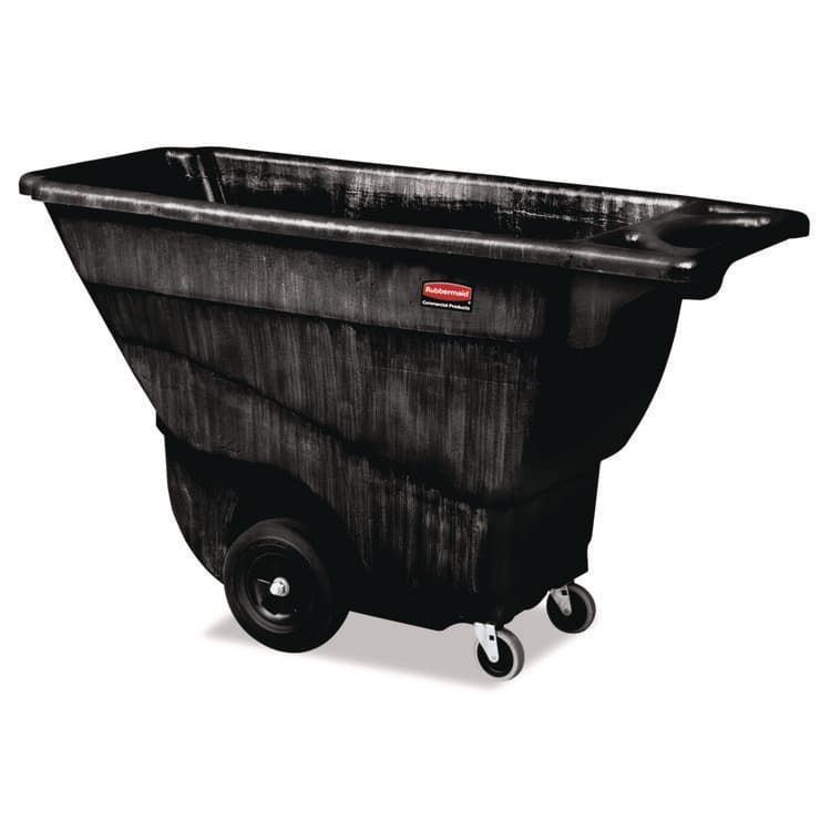 RUBBERMAID COMMERCIAL PROD. 0.5 cu yd Structural Foam Tilt Truck, Standard Duty, 850 lb Capacity, Black (RCP9T14BLA)