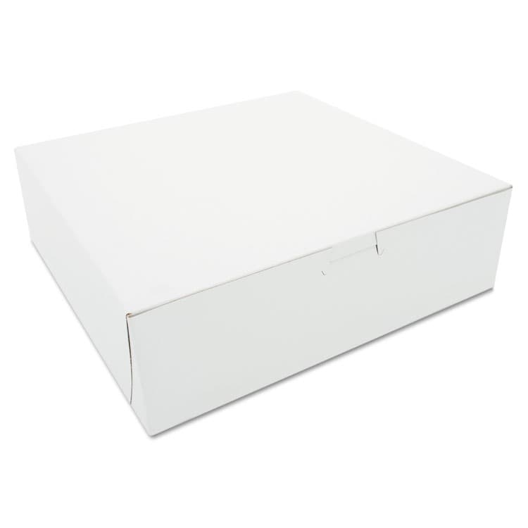SOUTHERN CHAMPION TRAY White One-Piece Non-Window Bakery Boxes, 10 x 10 x 3, White, Paper, 200/Carton (SCH0971)