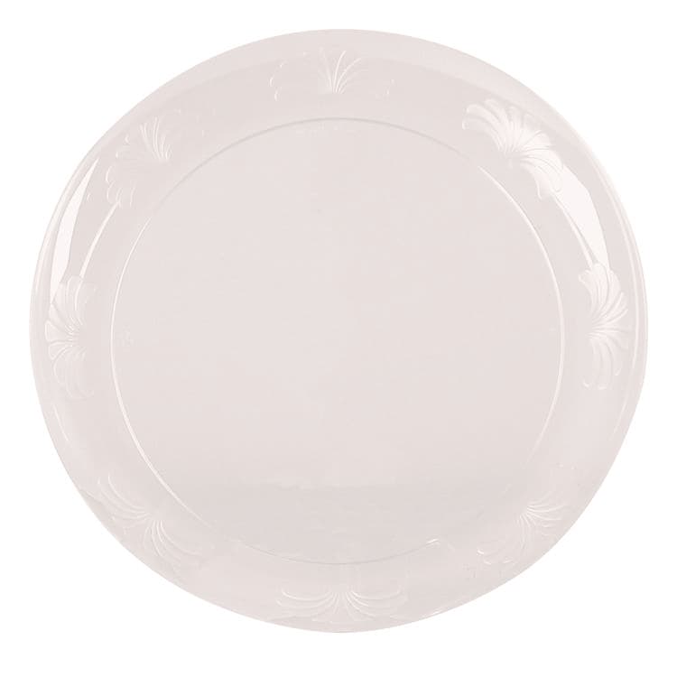 WNA, . Designerware Plastic Plates, 10.25" dia, Clear, 8/Pack, 18 Packs/Carton (WNADWP10144)