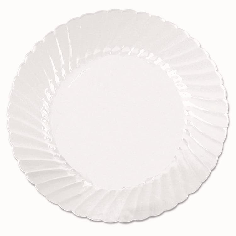 WNA, . Classicware Plates, Plastic, 10.25" dia, Clear, 18/Bag, 8 Bags/Carton (WNACW10144)
