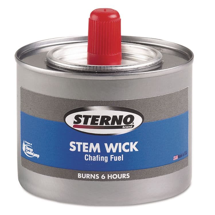STERNO GROUP Chafing Fuel Can With Stem Wick, Methanol, 6 Hour Burn, 1.89 g, 24/Carton (STE10102) thumbnail 3