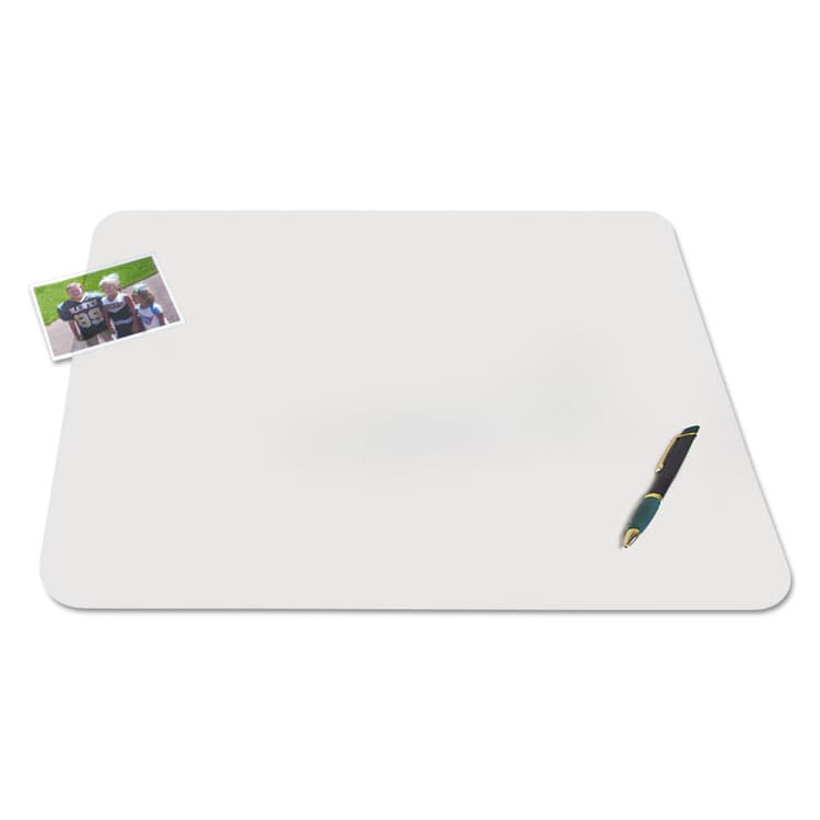 ARTISTIC LLC KrystalView Desk Pad with Antimicrobial Protection. Matte Finish, 17" x 12", Clear (AOP60740MS) thumbnail 4