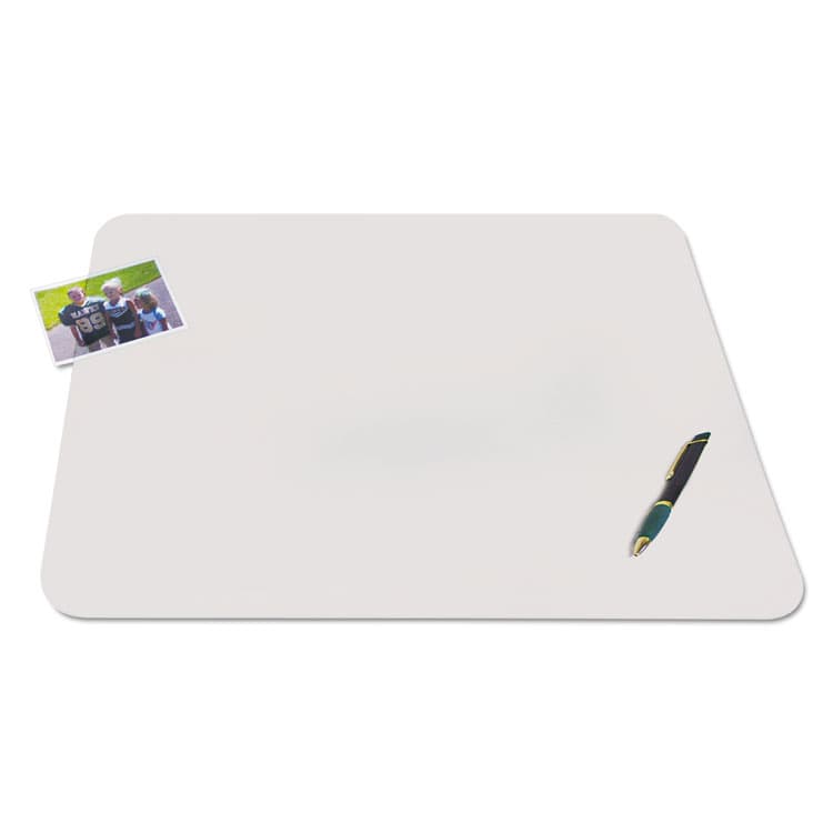 ARTISTIC LLC KrystalView Desk Pad with Antimicrobial Protection, Matte Finish, 36" x 20", Clear (AOP60640MS) thumbnail 4
