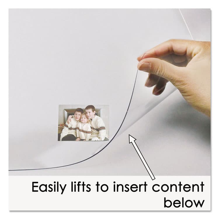 ARTISTIC LLC Second Sight Clear Plastic Desk Protector, Hinged Top Protector, 25.5" x 21", Clear (AOPSS2125) thumbnail 4