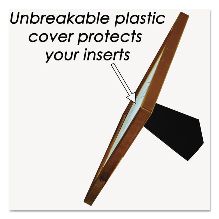 NU-DELL MANUFACTURING Solid Oak Hardwood Frame, 8.5 x 11, Walnut Finish (NUD15815) thumbnail 4