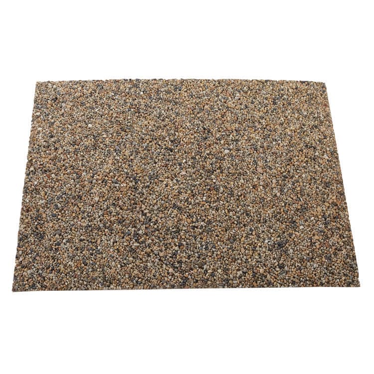 RUBBERMAID COMMERCIAL PROD. Landmark Series Aggregate Panel, For 35 gal Classic Container, 15.7 x 27.9 x 0.38, Stone, River Rock, 4/Carton (RCP4003RIV)