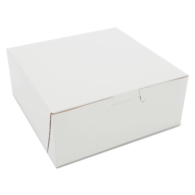 SOUTHERN CHAMPION TRAY White One-Piece Non-Window Bakery Boxes, 6 x 6 x 2.5, White, Paper, 250/Carton (SCH0901)
