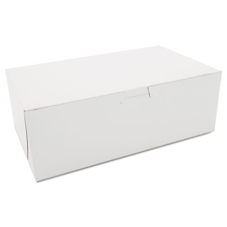 SOUTHERN CHAMPION TRAY White One-Piece Non-Window Bakery Boxes, 10 x 6 x 3.5, White, Paper, 250/Bundle (SCH1017)
