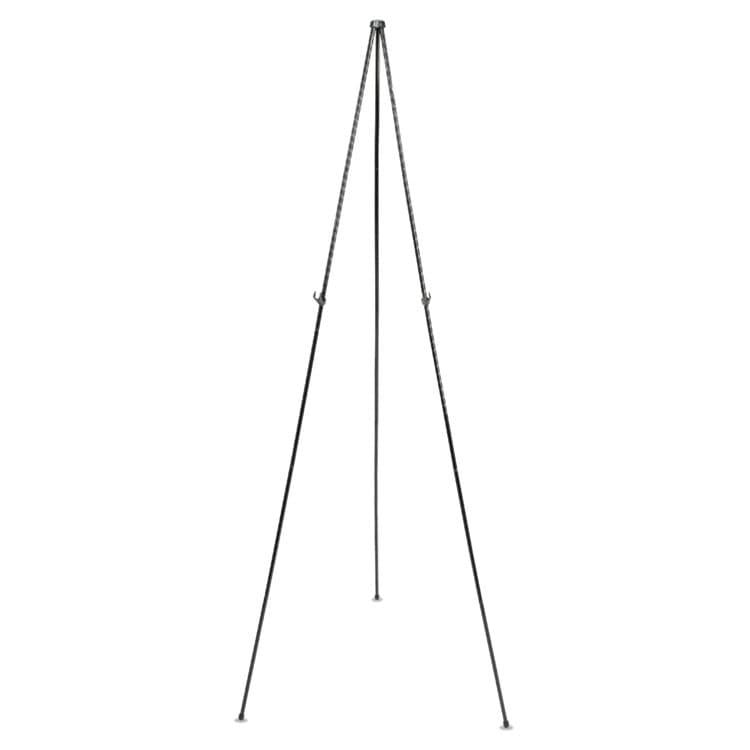 QUARTET MFG. Instant Easel, 62.38" Tall, Metal, Black, Supports Up to 5 lb (QRT29E)