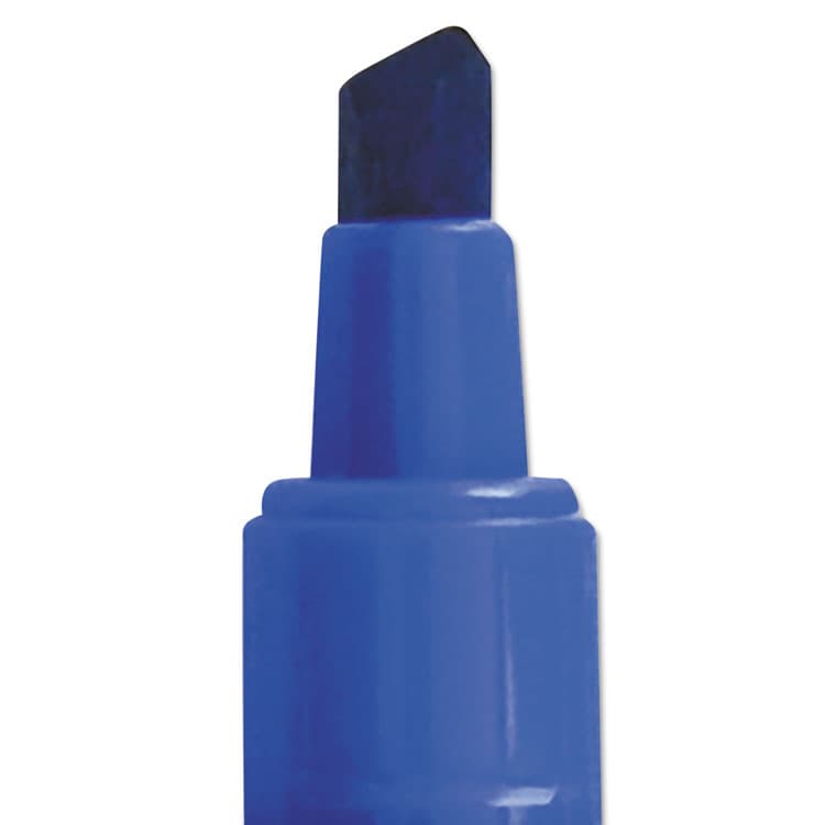 QUARTET MFG. EnduraGlide Dry Erase Marker, Broad Chisel Tip, Blue, Dozen (QRT50013M) thumbnail 4