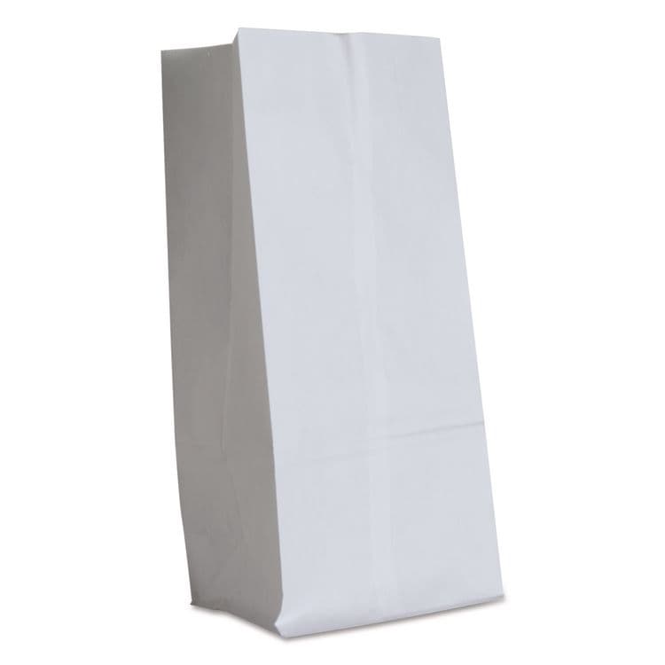 ROSS & WALLACE PAPER PRODUCTS, . Grocery Paper Bags, 16# Size, 40# Basis Weight, 7.75" x 4.75" x 16", White, 500/Bundle (BAGGW16500)