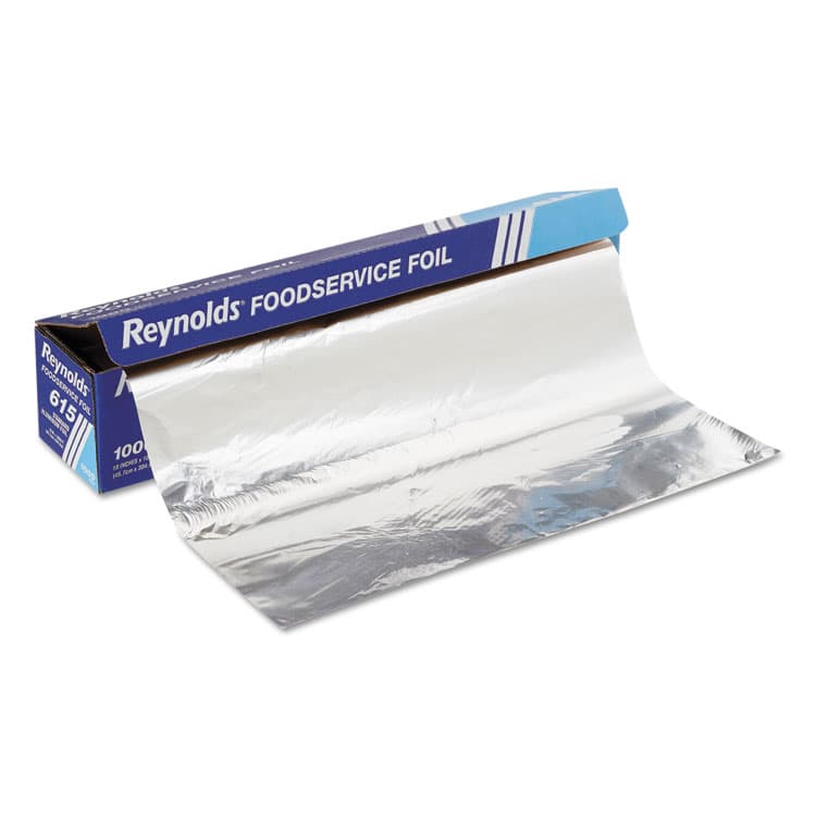 REYNOLDS FOOD PACKAGING Standard Aluminum Foil Roll, 18" x 1,000 ft (RFP615)