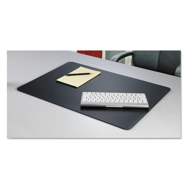 ARTISTIC LLC Rhinolin II Desk Pad with Antimicrobial Protection, 36" x 20", Black (AOPLT612MS) thumbnail 3