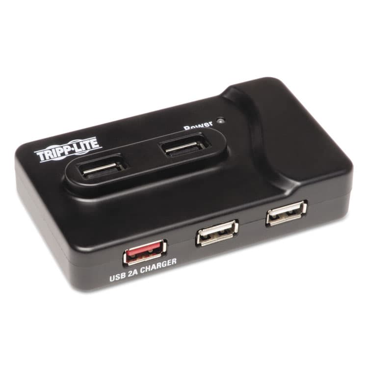 EATON CORPORATION USB 3.0 SuperSpeed Charging Hub, 6 Ports, Black (TRPU360412)
