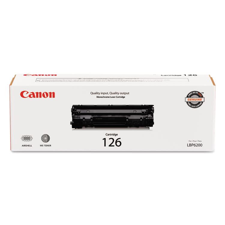CANON USA, . 3483B001 (126) Toner, 2,100 Page-Yield, Black (CNM3483B001)