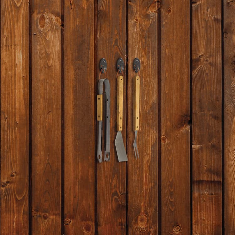 3M/COMMERCIAL TAPE DIV. All Weather Hooks and Strips, Medium, Plastic, Slate, 3 lb Capacity, 2 Hooks and 4 Strips/Pack (MMM17086SAWES) thumbnail 3