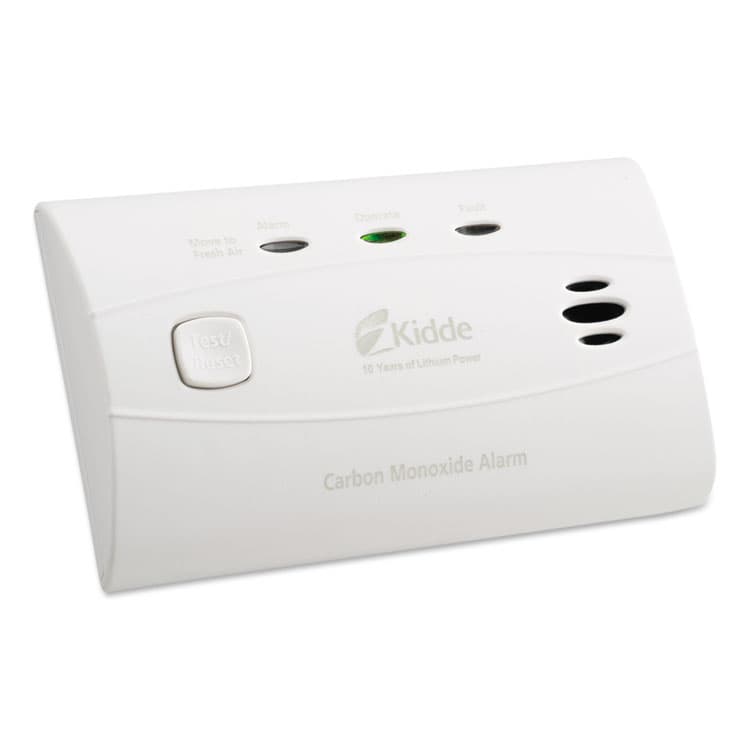 KIDDE Sealed Battery Carbon Monoxide Alarm, Lithium-Ion Battery, 4.5 x 1.5 x 2.75 (KID21010073)